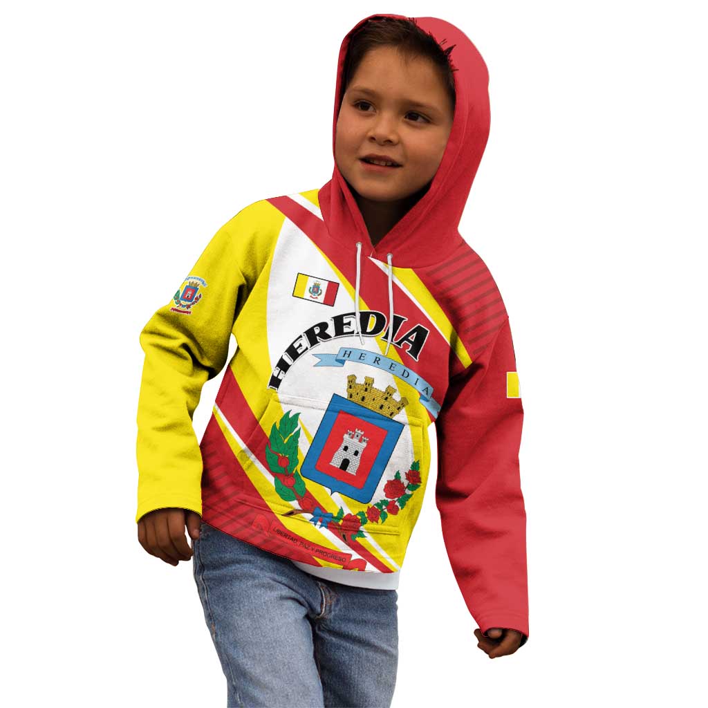 Personalized Costa Rica Heredia Province Kid Hoodie - Wonder Print Shop