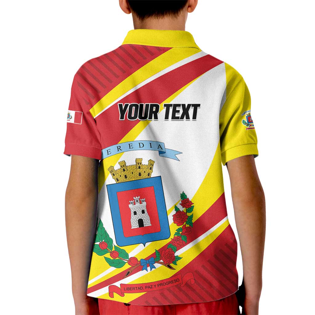 Personalized Costa Rica Heredia Province Kid Polo Shirt - Wonder Print Shop