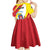 Personalized Costa Rica Heredia Province Kid Short Sleeve Dress - Wonder Print Shop