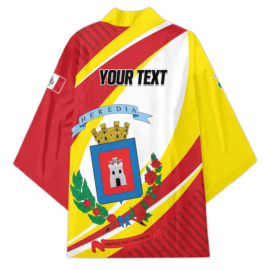 Personalized Costa Rica Heredia Province Kimono - Wonder Print Shop