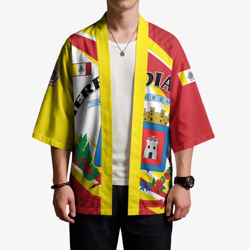 Personalized Costa Rica Heredia Province Kimono - Wonder Print Shop