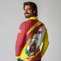Personalized Costa Rica Heredia Province Long Sleeve Polo Shirt - Wonder Print Shop
