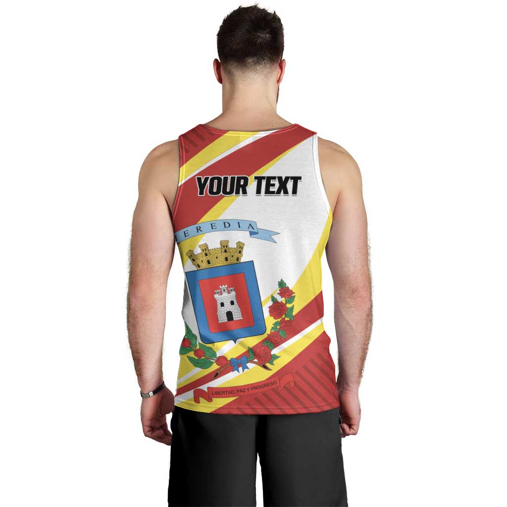 Personalized Costa Rica Heredia Province Men Tank Top - Wonder Print Shop