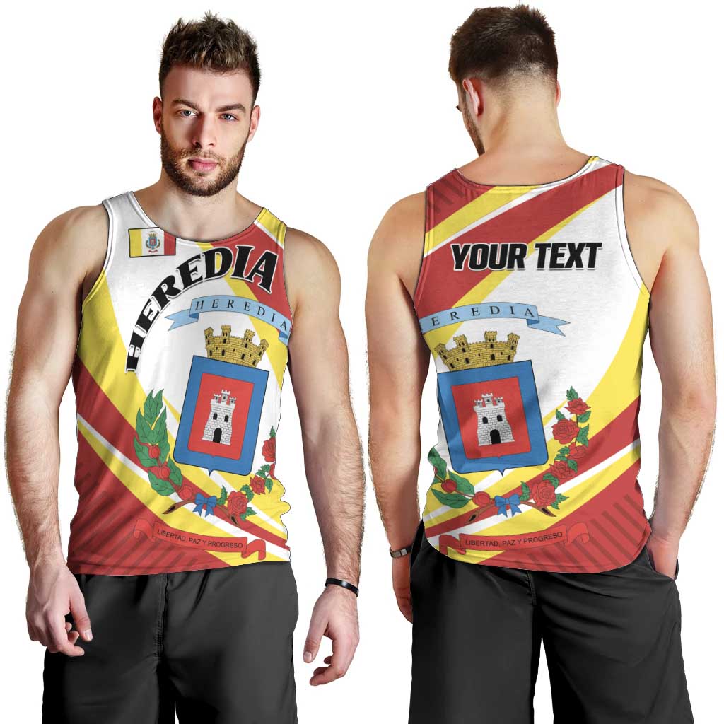 Personalized Costa Rica Heredia Province Men Tank Top - Wonder Print Shop