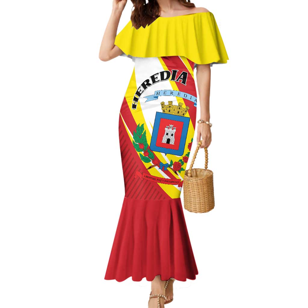 Personalized Costa Rica Heredia Province Mermaid Dress - Wonder Print Shop