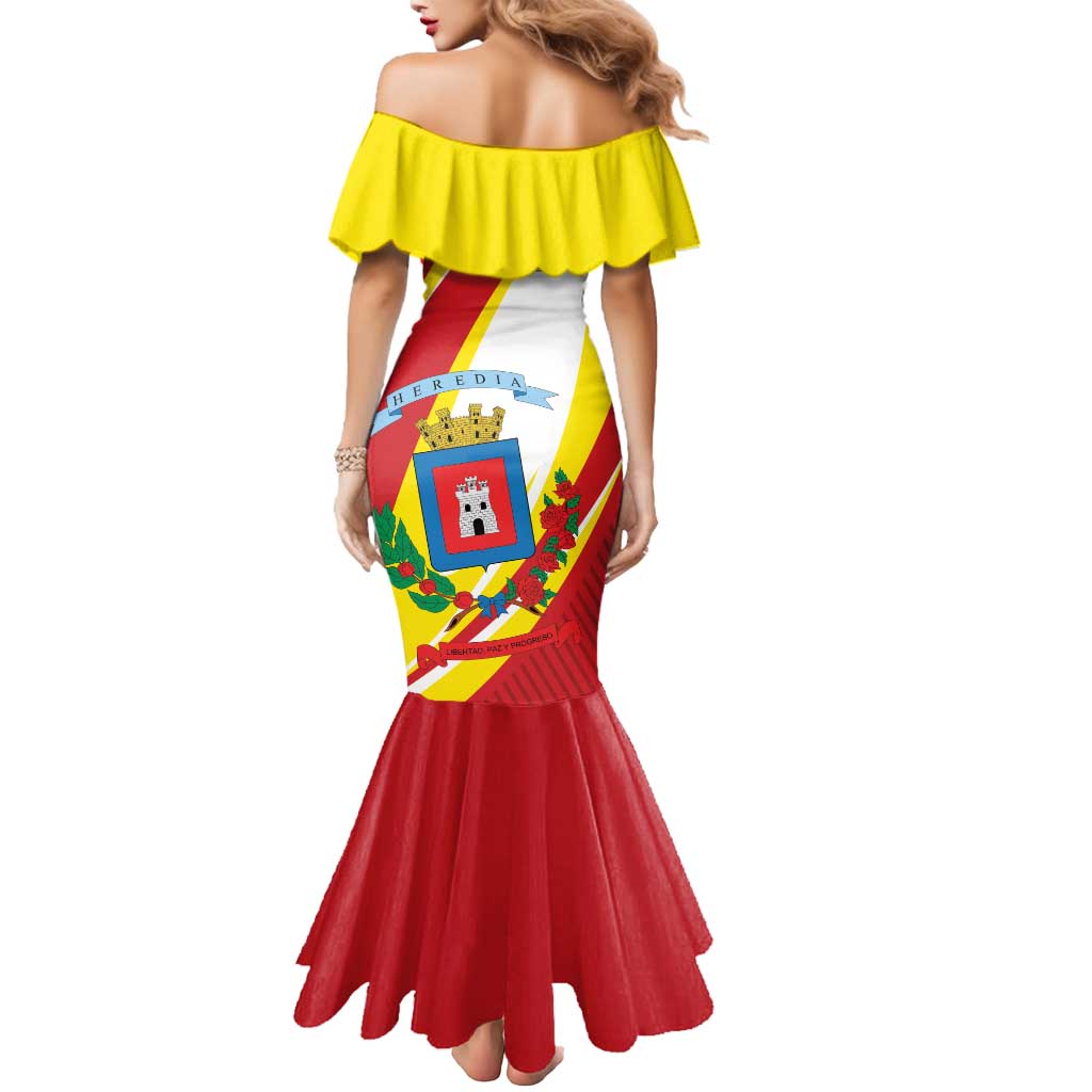 Personalized Costa Rica Heredia Province Mermaid Dress - Wonder Print Shop
