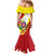 Personalized Costa Rica Heredia Province Mermaid Dress - Wonder Print Shop
