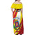 Personalized Costa Rica Heredia Province Off Shoulder Maxi Dress - Wonder Print Shop