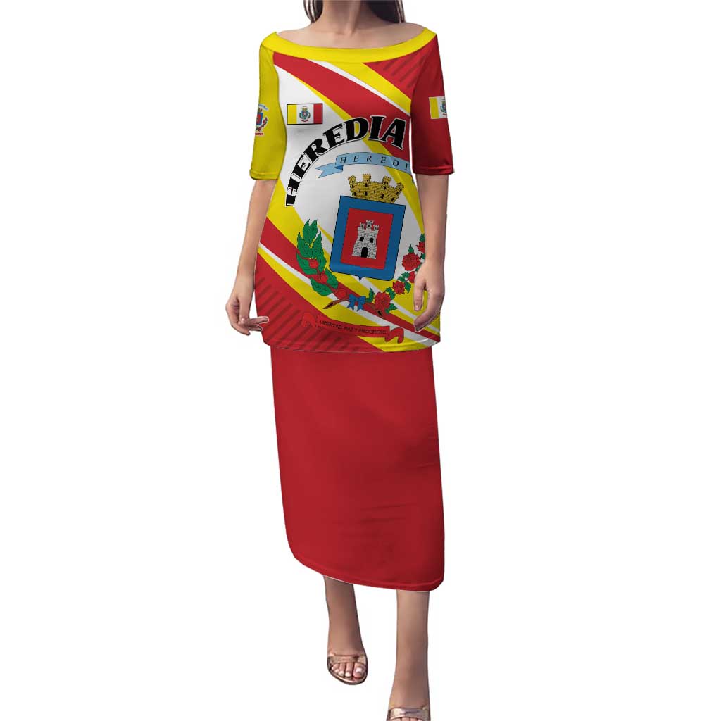 Personalized Costa Rica Heredia Province Puletasi - Wonder Print Shop