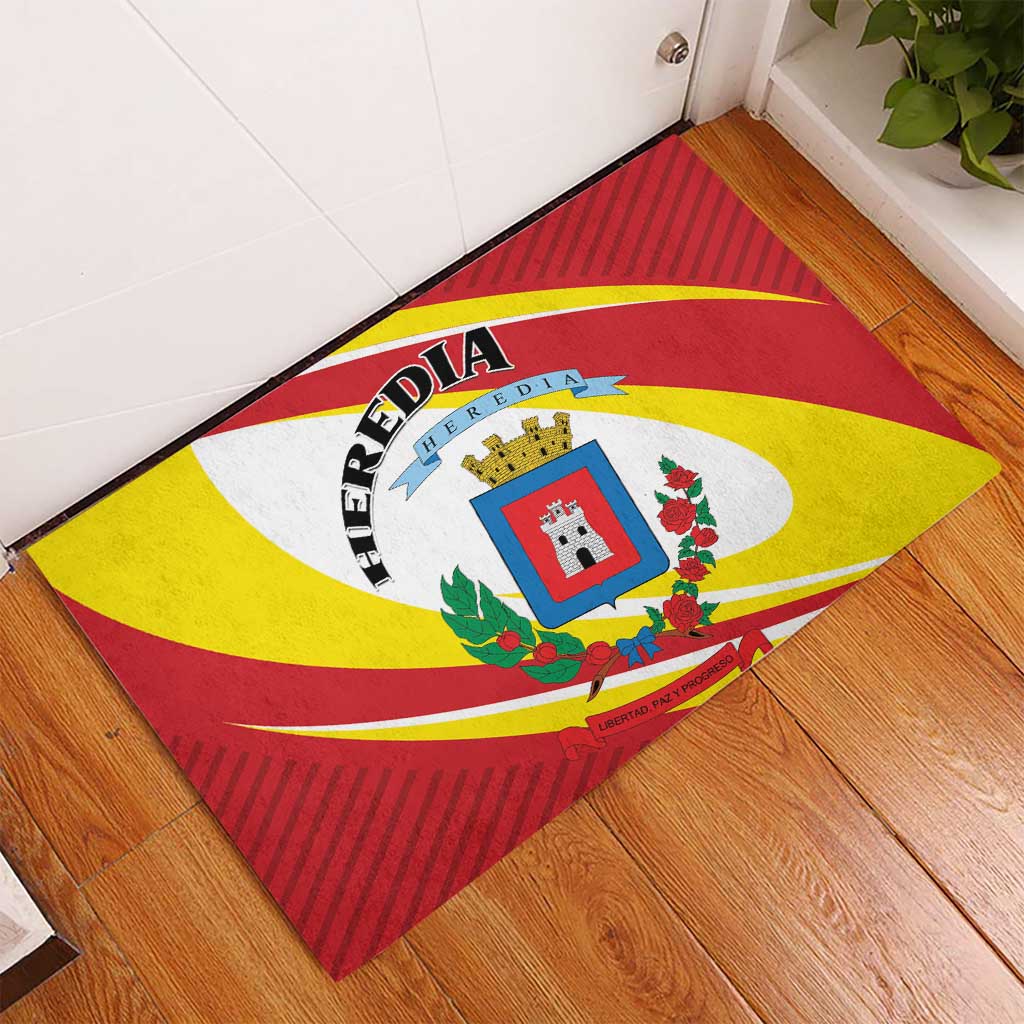 Costa Rica Heredia Province Rubber Doormat - Wonder Print Shop