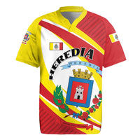 Personalized Costa Rica Heredia Province Rugby Jersey - Wonder Print Shop