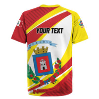 Personalized Costa Rica Heredia Province Rugby Jersey - Wonder Print Shop