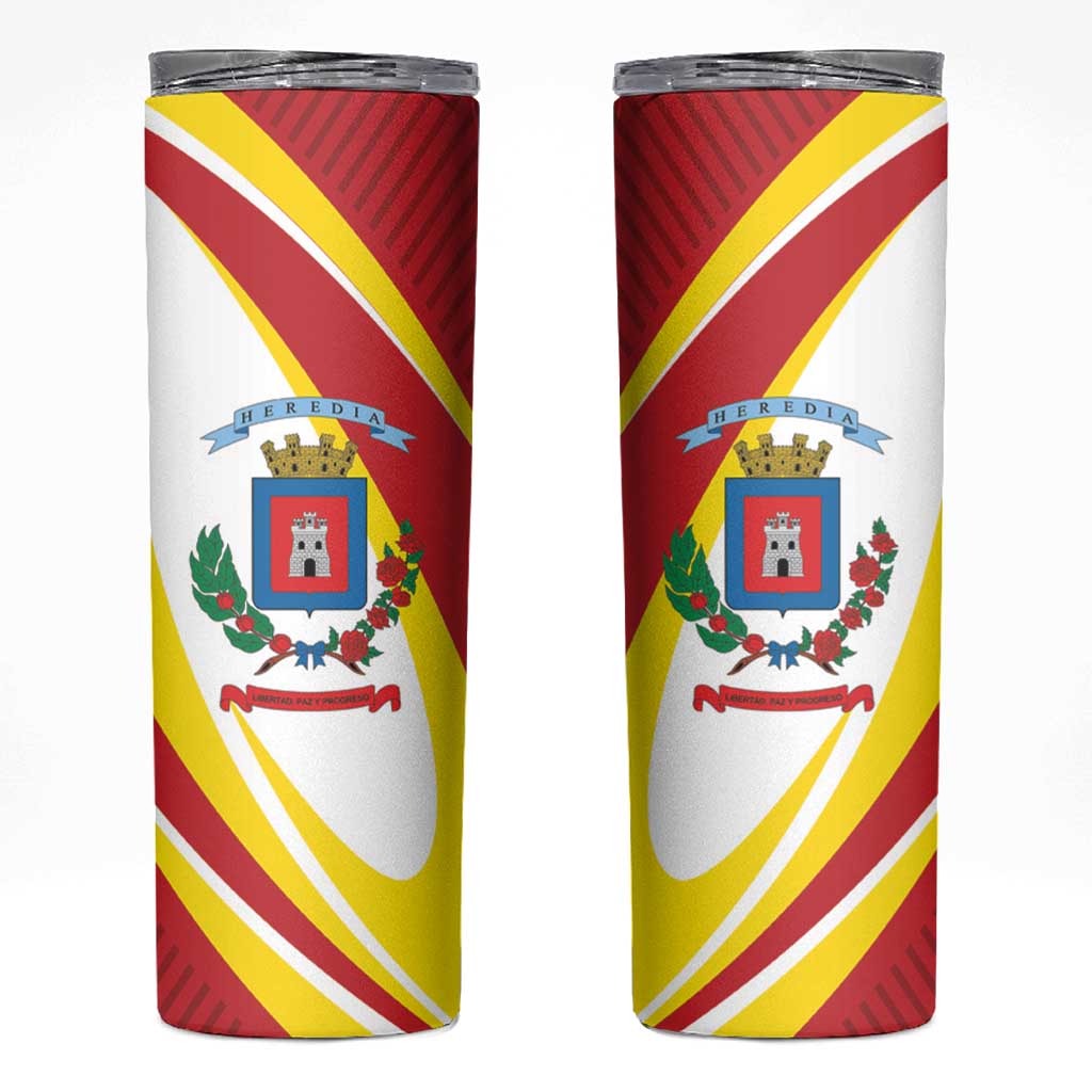 Costa Rica Heredia Province Skinny Tumbler - Wonder Print Shop