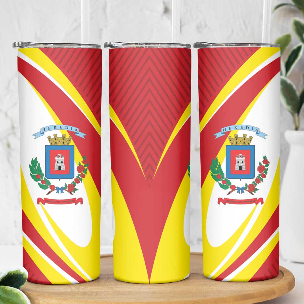 Costa Rica Heredia Province Skinny Tumbler - Wonder Print Shop