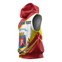 Personalized Costa Rica Heredia Province Sleeveless Hoodie - Wonder Print Shop