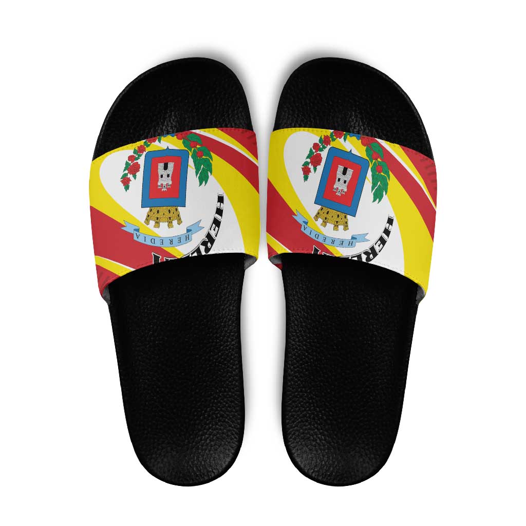 Costa Rica Heredia Province Slide Sandals - Wonder Print Shop