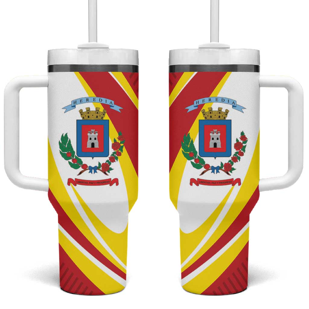 Costa Rica Heredia Province Tumbler With Handle - Wonder Print Shop