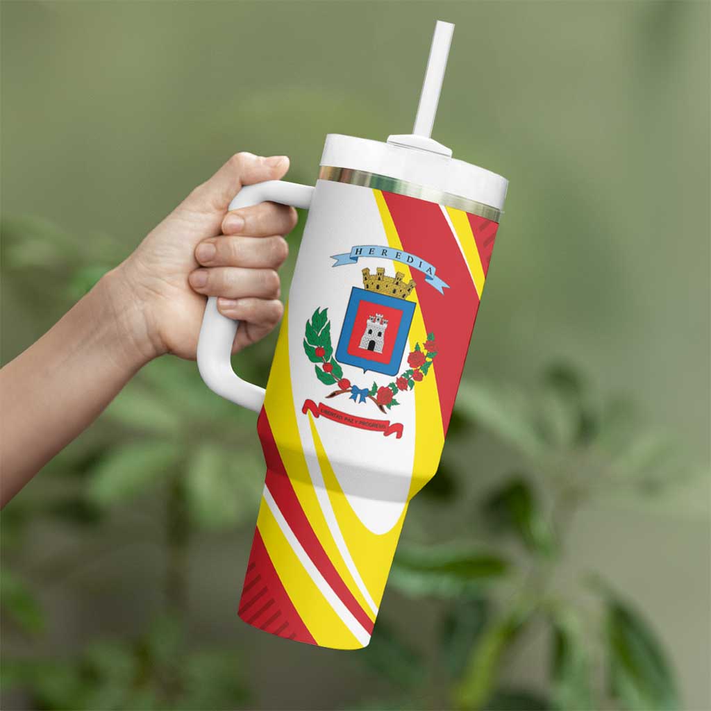 Costa Rica Heredia Province Tumbler With Handle - Wonder Print Shop