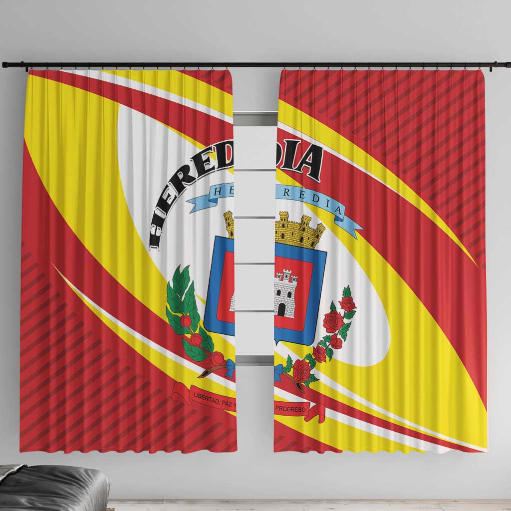 Costa Rica Heredia Province Window Curtain - Wonder Print Shop