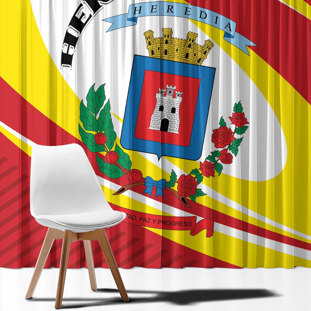 Costa Rica Heredia Province Window Curtain - Wonder Print Shop