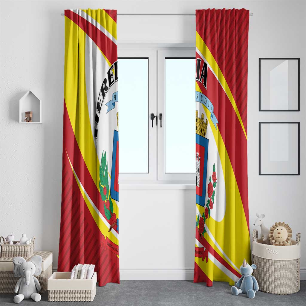 Costa Rica Heredia Province Window Curtain - Wonder Print Shop