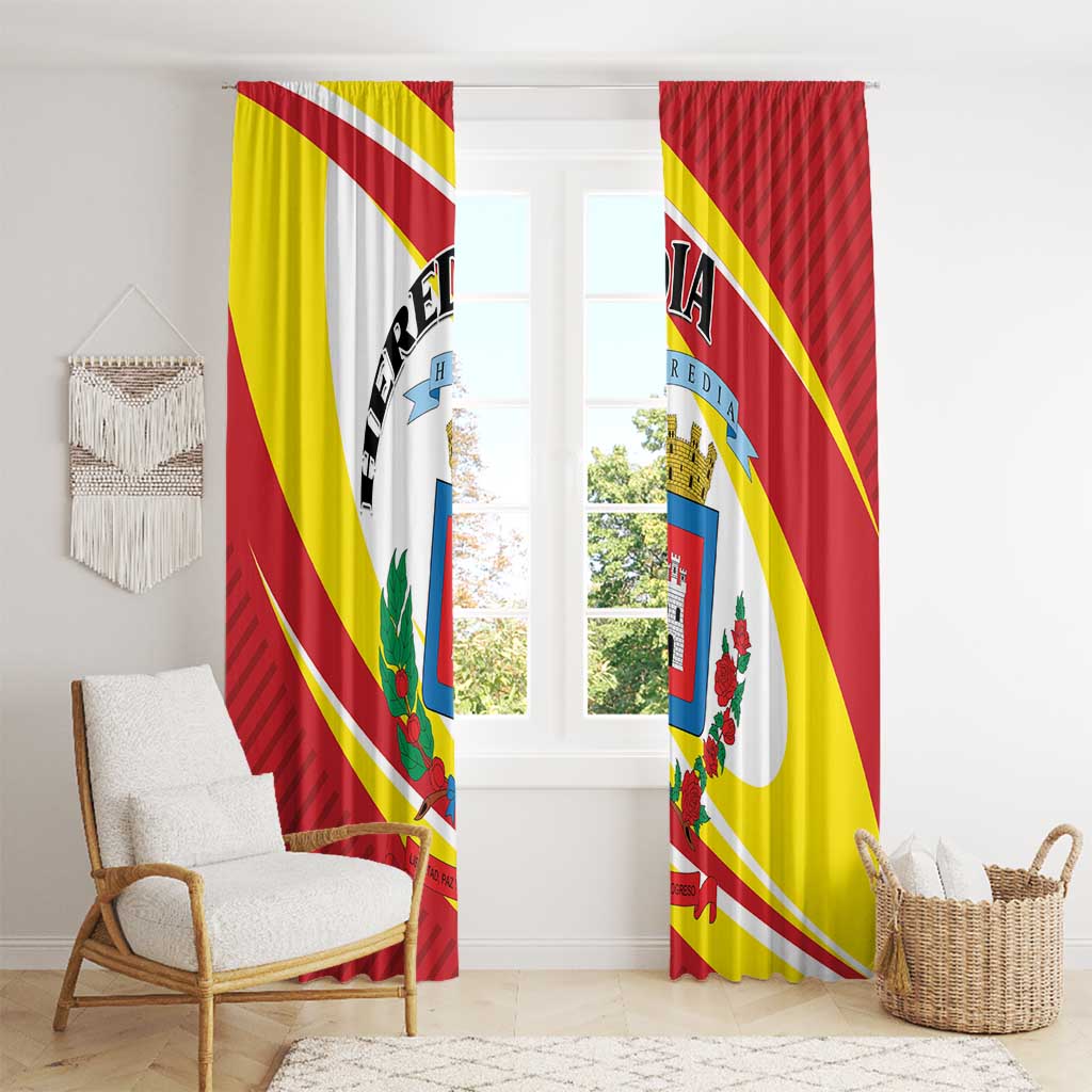 Costa Rica Heredia Province Window Curtain - Wonder Print Shop