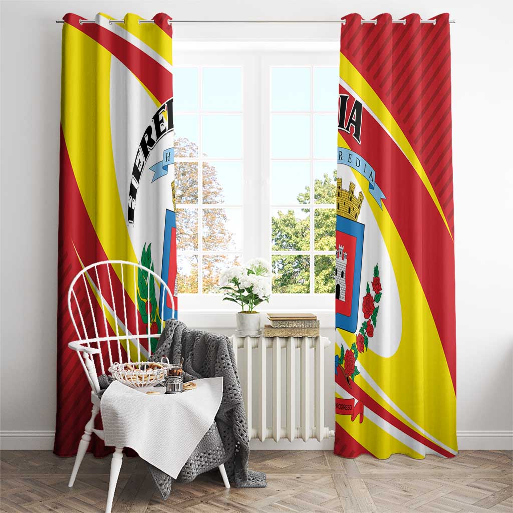 Costa Rica Heredia Province Window Curtain - Wonder Print Shop