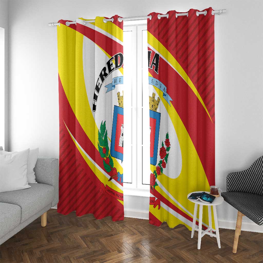 Costa Rica Heredia Province Window Curtain - Wonder Print Shop