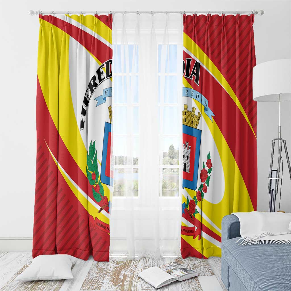 Costa Rica Heredia Province Window Curtain - Wonder Print Shop