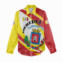Personalized Costa Rica Heredia Province Women Casual Shirt - Wonder Print Shop