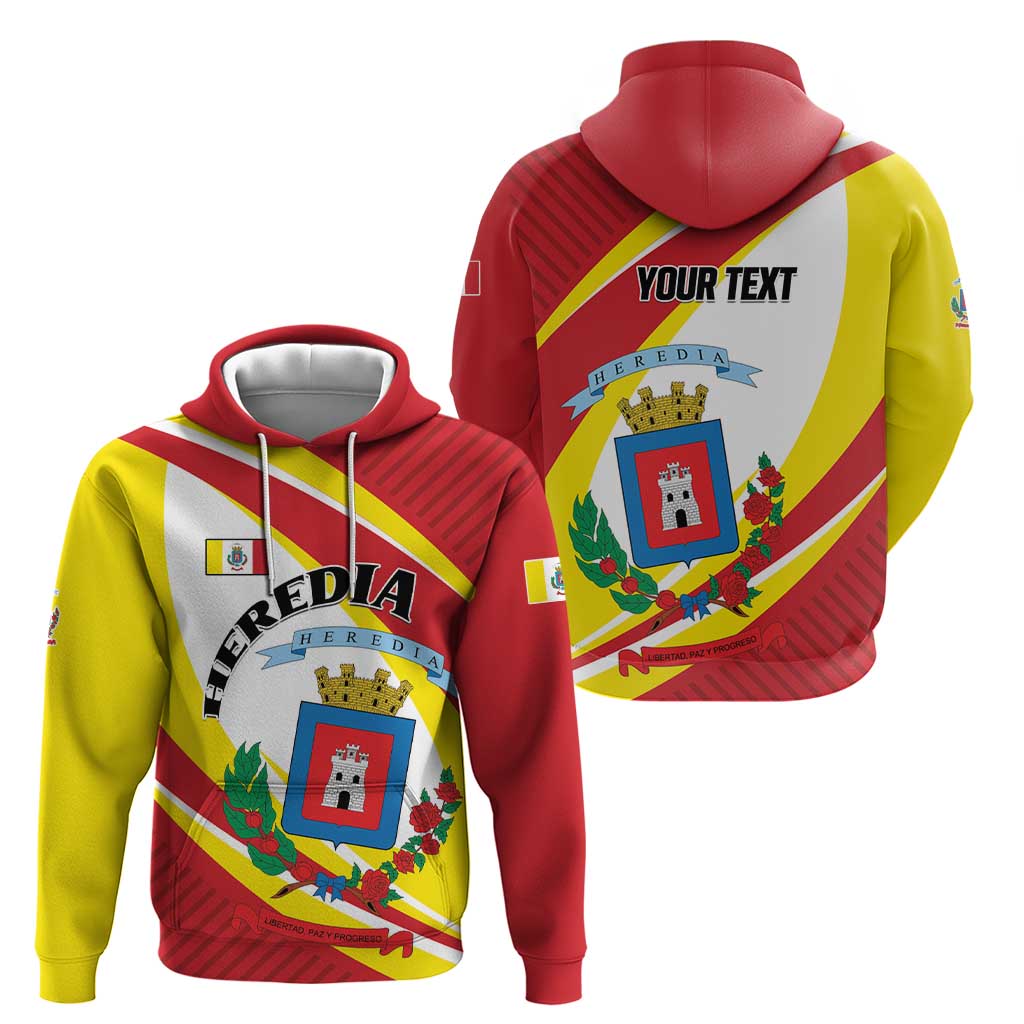 Personalized Costa Rica Heredia Province Zip Hoodie - Wonder Print Shop
