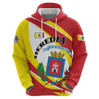 Personalized Costa Rica Heredia Province Zip Hoodie - Wonder Print Shop