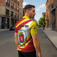 Personalized Costa Rica Heredia Province Zipper Polo Shirt - Wonder Print Shop