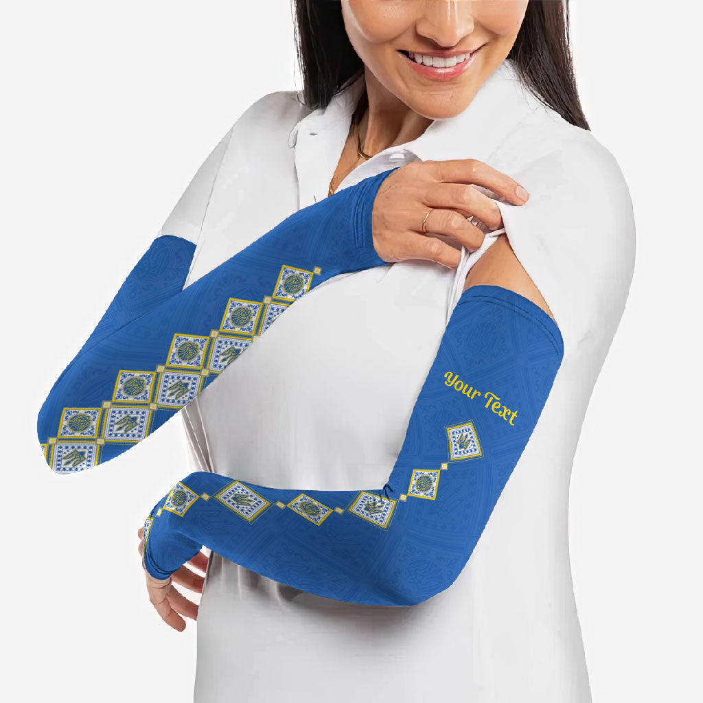 Personalised Ukrainian Tryzub Pattern Arm Sleeves