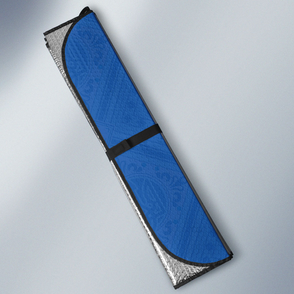 Ukrainian Tryzub Pattern Auto Sun Shade