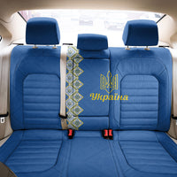 Ukrainian Tryzub Pattern Back Car Seat Cover