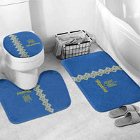 Ukrainian Tryzub Pattern Bathroom Set