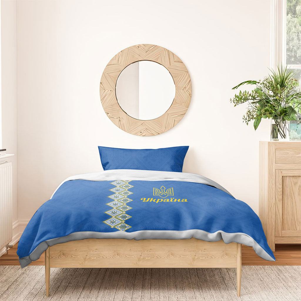 Ukrainian Tryzub Pattern Bedding Set