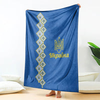 Ukrainian Tryzub Pattern Blanket