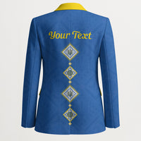 Personalised Ukrainian Tryzub Pattern Blazer