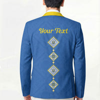 Personalised Ukrainian Tryzub Pattern Blazer