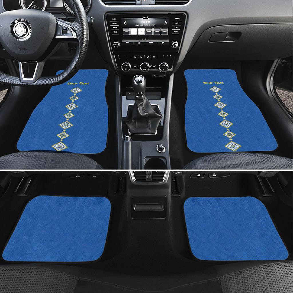 Personalised Ukrainian Tryzub Pattern Car Mats