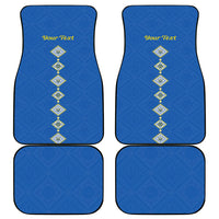 Personalised Ukrainian Tryzub Pattern Car Mats