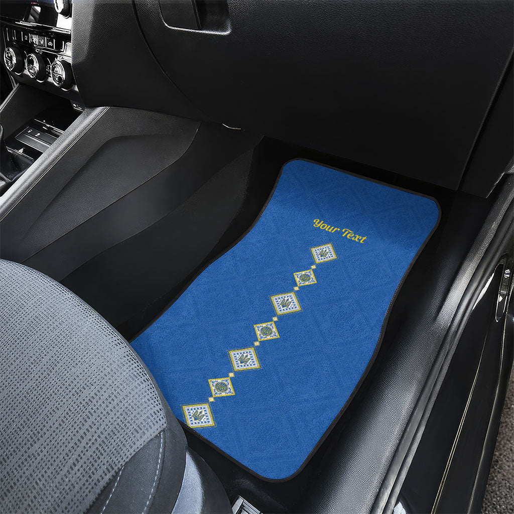 Personalised Ukrainian Tryzub Pattern Car Mats