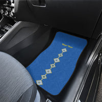 Personalised Ukrainian Tryzub Pattern Car Mats