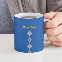 Personalised Ukrainian Tryzub Pattern Ceramic Mug