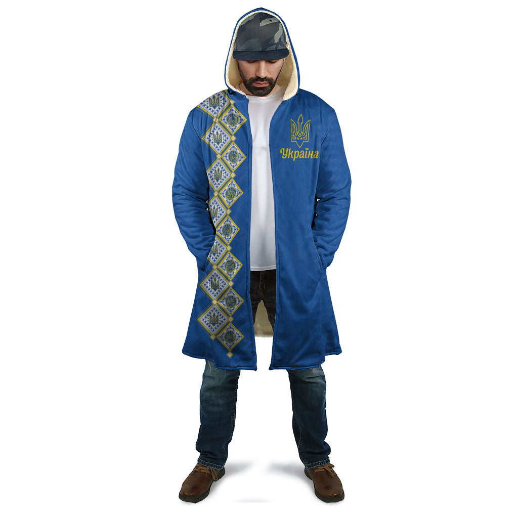 Personalised Ukrainian Tryzub Pattern Cloak
