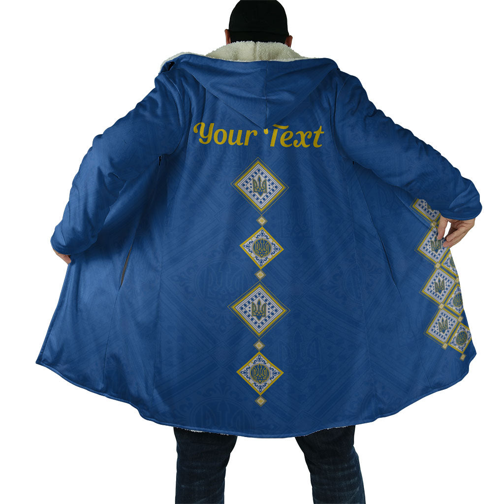 Personalised Ukrainian Tryzub Pattern Cloak