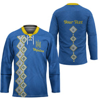 Personalised Ukrainian Tryzub Pattern Hockey Jersey