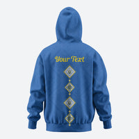 Personalised Ukrainian Tryzub Pattern Hoodie